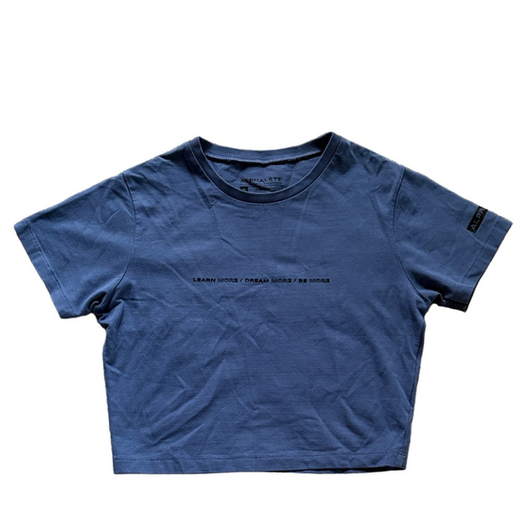 Alphalete Navy Graphic Tee - Picture 1 of 5